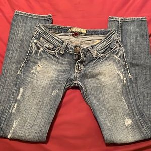 BKE Stella skinny jeans 25x32 1/2